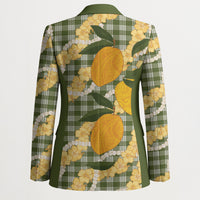 Uliuli Ahiahia Hawaiian Mango Palaka Blazer Aloha Hibiscus Pikake Lei