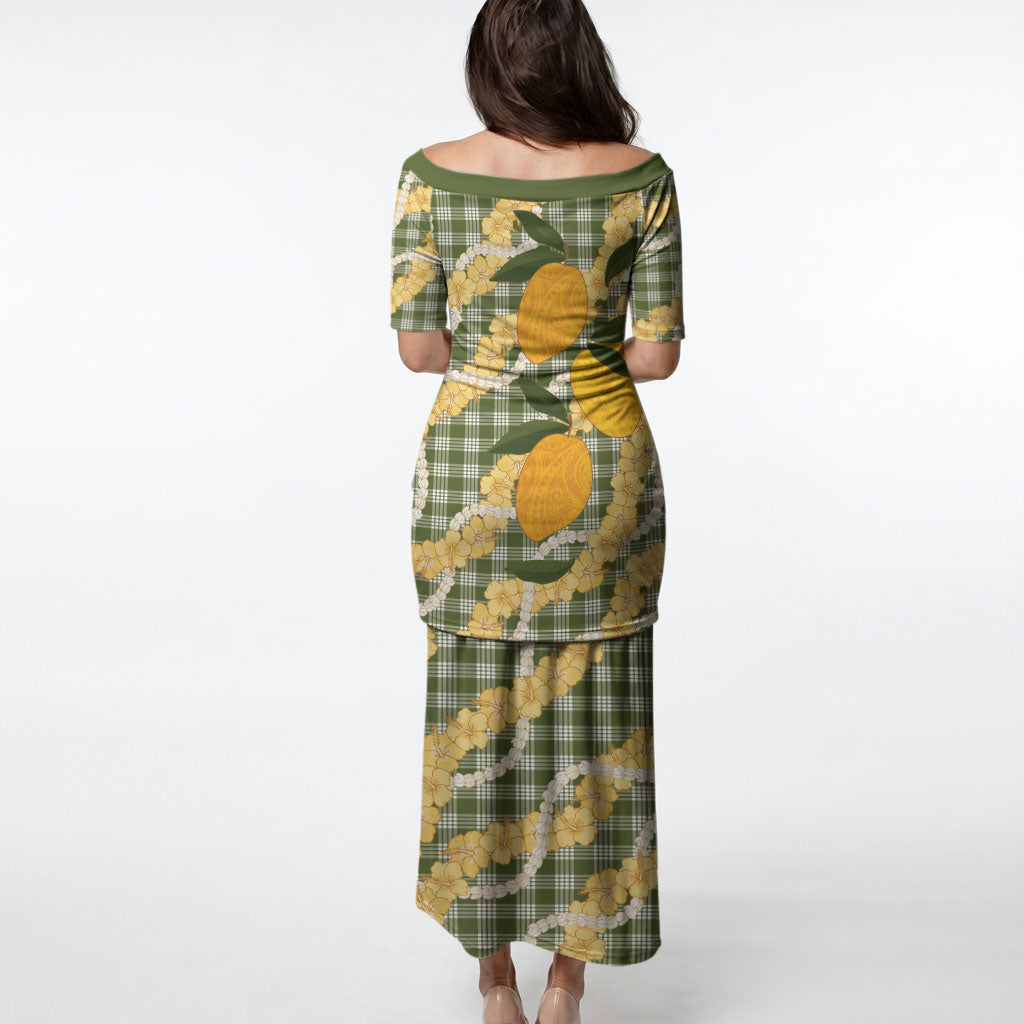 Uliuli Ahiahia Hawaiian Mango Palaka Puletasi Aloha Hibiscus Pikake Lei