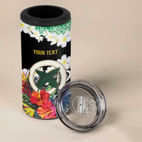 Personalised Vanuatu Joyeux Noel 4 in 1 Can Cooler Tumbler Proud To Be a Ni-Van Sand Drawing Art - Polynesian Pride