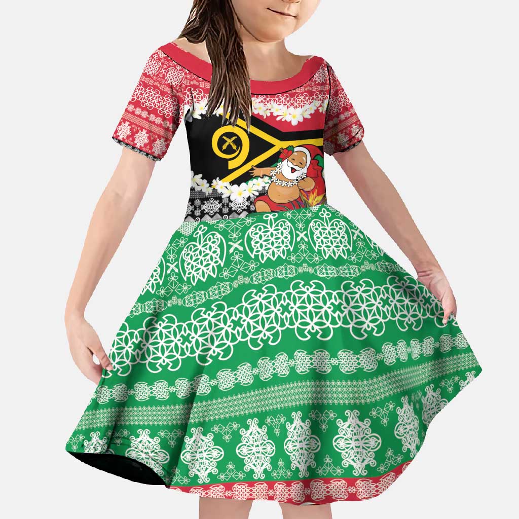 Personalised Vanuatu Joyeux Noel Family Matching Mermaid Dress and Hawaiian Shirt Proud To Be a Ni-Van Sand Drawing Art - Polynesian Pride