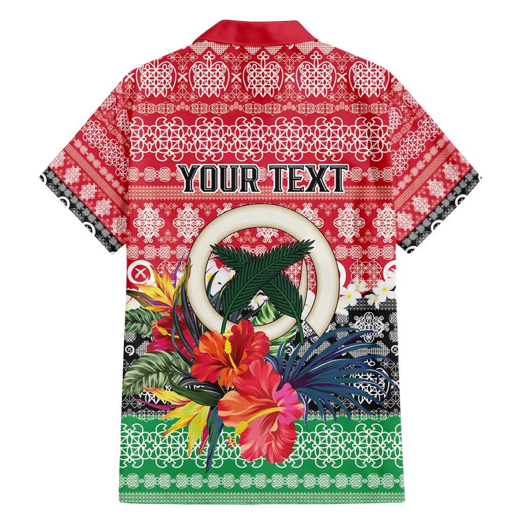 Personalised Vanuatu Joyeux Noel Family Matching Puletasi and Hawaiian Shirt Proud To Be a Ni-Van Sand Drawing Art - Polynesian Pride