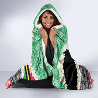 Personalised Vanuatu Joyeux Noel Hooded Blanket Proud To Be a Ni-Van Sand Drawing Art LT9 - Polynesian Pride