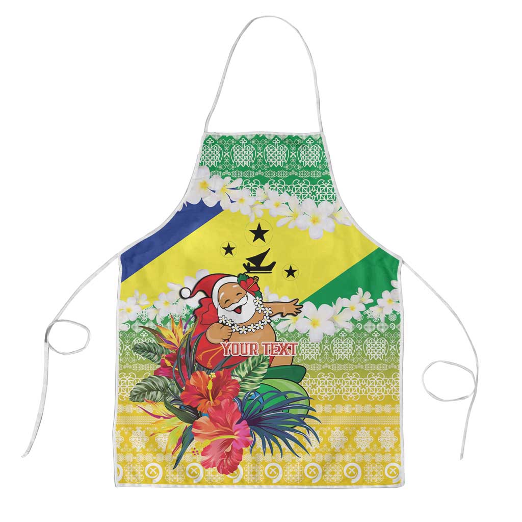 Personalised Malampa Joyeux Noel Apron Proud To Be a Ni-Van Sand Drawing Art - Polynesian Pride