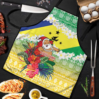 Personalised Malampa Joyeux Noel Apron Proud To Be a Ni-Van Sand Drawing Art - Polynesian Pride