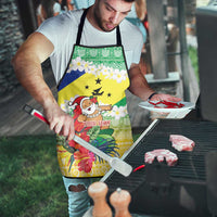 Personalised Malampa Joyeux Noel Apron Proud To Be a Ni-Van Sand Drawing Art - Polynesian Pride