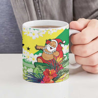 Personalised Malampa Joyeux Noel Ceramic Mug Proud To Be a Ni-Van Sand Drawing Art - Polynesian Pride