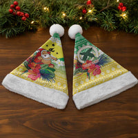 Personalised Malampa Joyeux Noel Christmas Santa Hat Proud To Be a Ni-Van Sand Drawing Art - Polynesian Pride