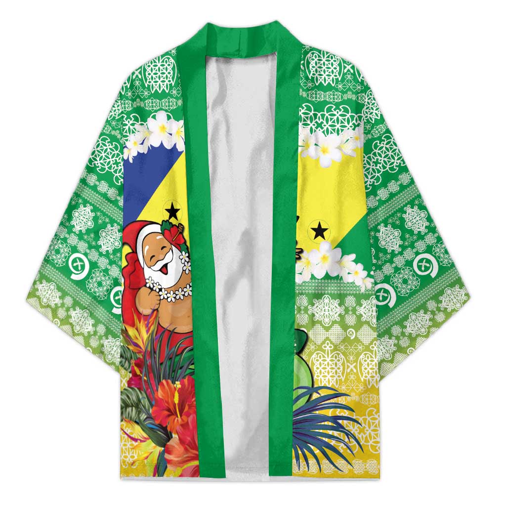 Personalised Malampa Joyeux Noel Kimono Proud To Be a Ni-Van Sand Drawing Art - Polynesian Pride