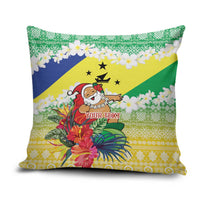 Personalised Malampa Joyeux Noel Pillow Cover Proud To Be a Ni-Van Sand Drawing Art - Polynesian Pride