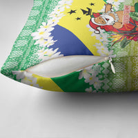 Personalised Malampa Joyeux Noel Pillow Cover Proud To Be a Ni-Van Sand Drawing Art - Polynesian Pride