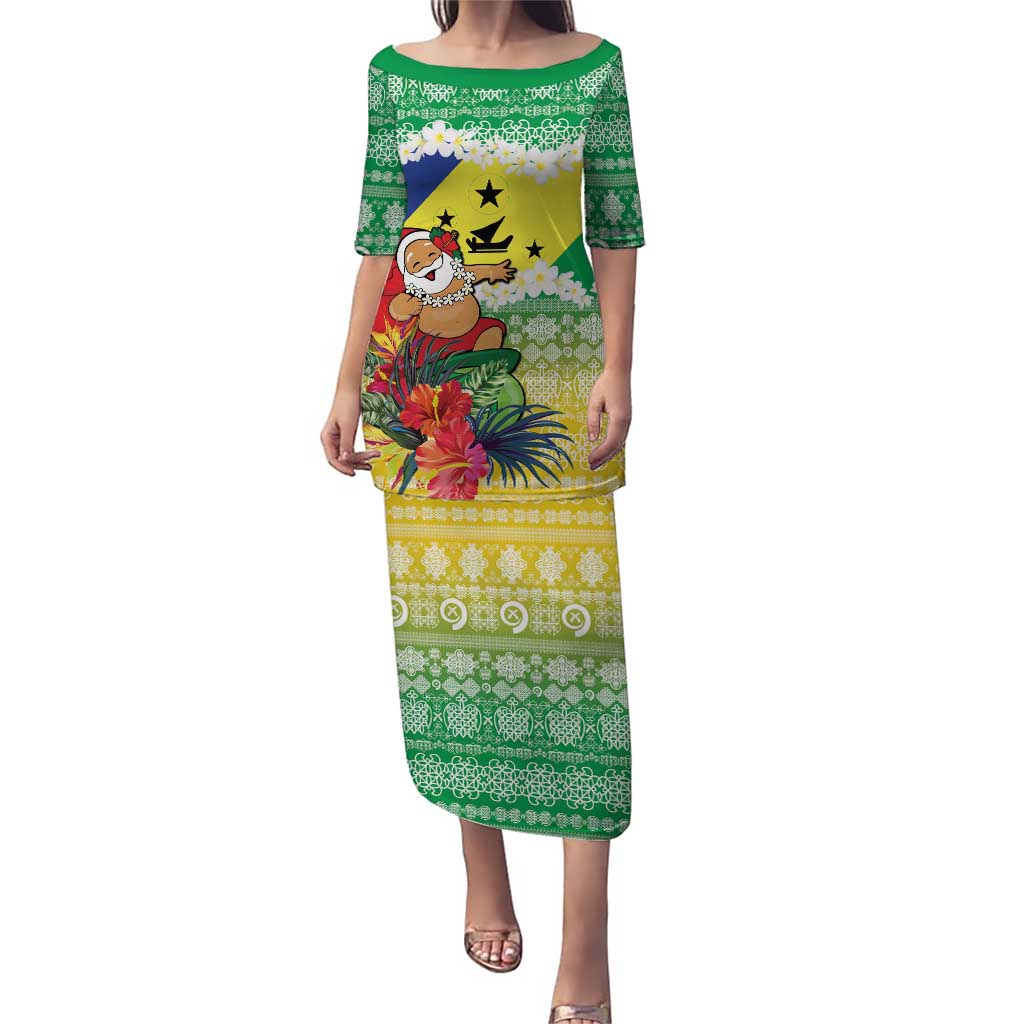 Personalised Malampa Joyeux Noel Puletasi Proud To Be a Ni-Van Sand Drawing Art - Polynesian Pride