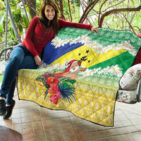 Personalised Malampa Joyeux Noel Quilt Proud To Be a Ni-Van Sand Drawing Art - Polynesian Pride