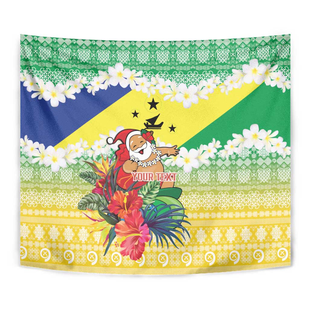 Personalised Malampa Joyeux Noel Tapestry Proud To Be a Ni-Van Sand Drawing Art LT9 - Polynesian Pride