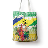 Personalised Malampa Joyeux Noel Tote Bag Proud To Be a Ni-Van Sand Drawing Art - Polynesian Pride