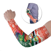 Personalised Penama Joyeux Noel Arm Sleeves Proud To Be a Ni-Van Sand Drawing Art - Polynesian Pride