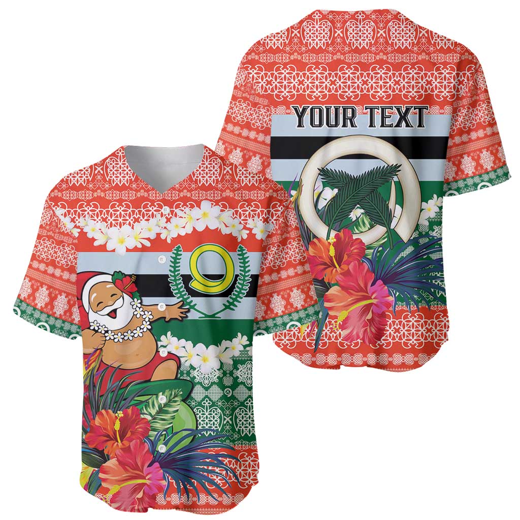 Personalised Penama Joyeux Noel Baseball Jersey Proud To Be a Ni-Van Sand Drawing Art - Polynesian Pride