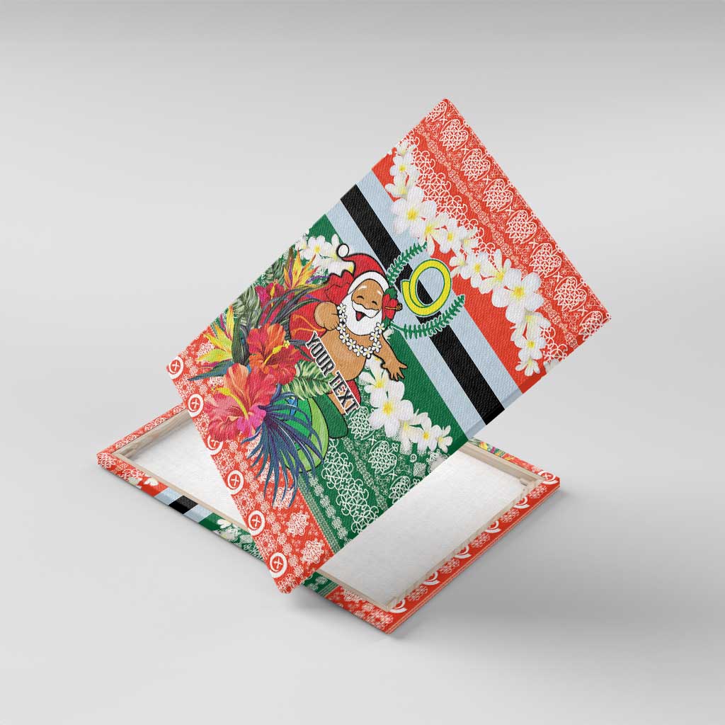 Personalised Penama Joyeux Noel Canvas Wall Art Proud To Be a Ni-Van Sand Drawing Art - Polynesian Pride