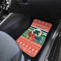 Personalised Penama Joyeux Noel Car Mats Proud To Be a Ni-Van Sand Drawing Art - Polynesian Pride