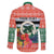 Personalised Penama Joyeux Noel Family Matching Mermaid Dress and Hawaiian Shirt Proud To Be a Ni-Van Sand Drawing Art - Polynesian Pride