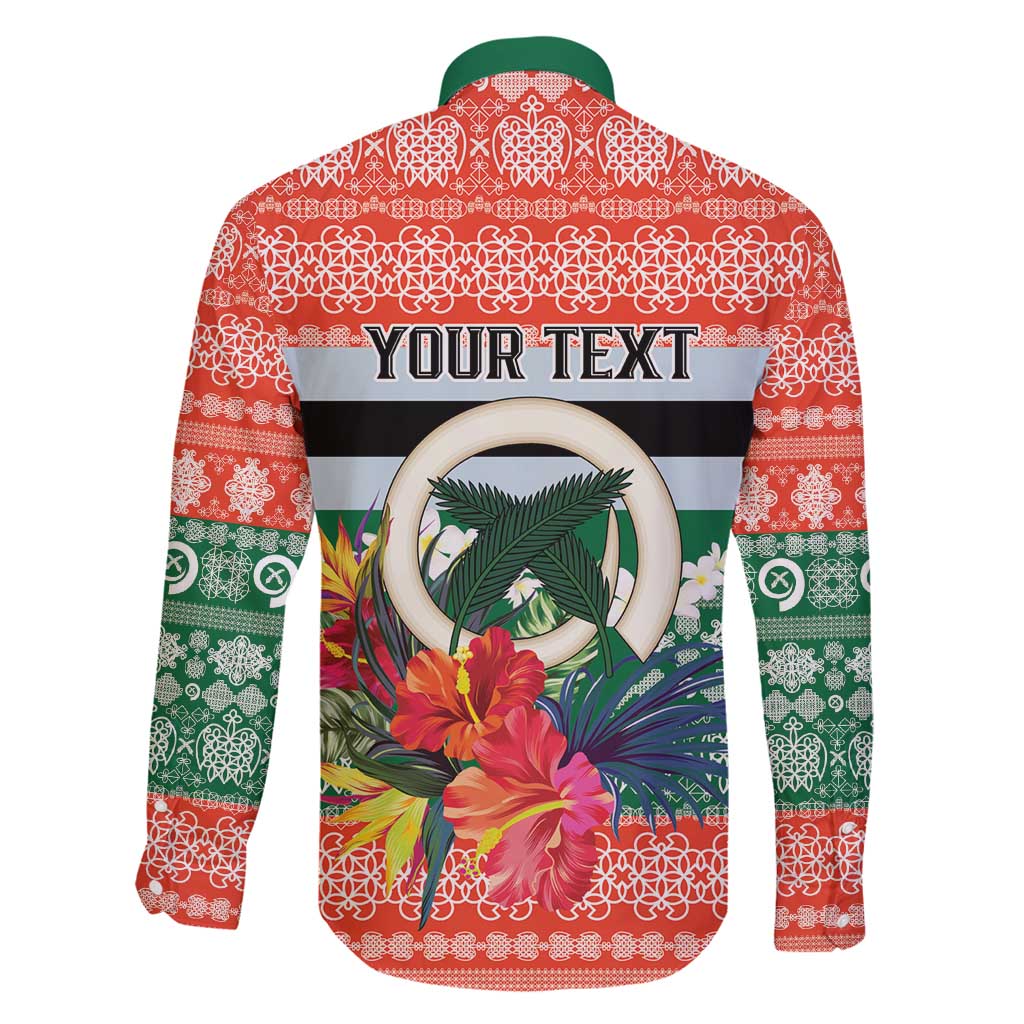 Personalised Penama Joyeux Noel Family Matching Puletasi and Hawaiian Shirt Proud To Be a Ni-Van Sand Drawing Art - Polynesian Pride