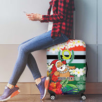 Personalised Penama Joyeux Noel Luggage Cover Proud To Be a Ni-Van Sand Drawing Art - Polynesian Pride