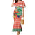 Personalised Penama Joyeux Noel Mermaid Dress Proud To Be a Ni-Van Sand Drawing Art - Polynesian Pride
