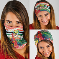 Personalised Penama Joyeux Noel Neck Gaiter Proud To Be a Ni-Van Sand Drawing Art - Polynesian Pride