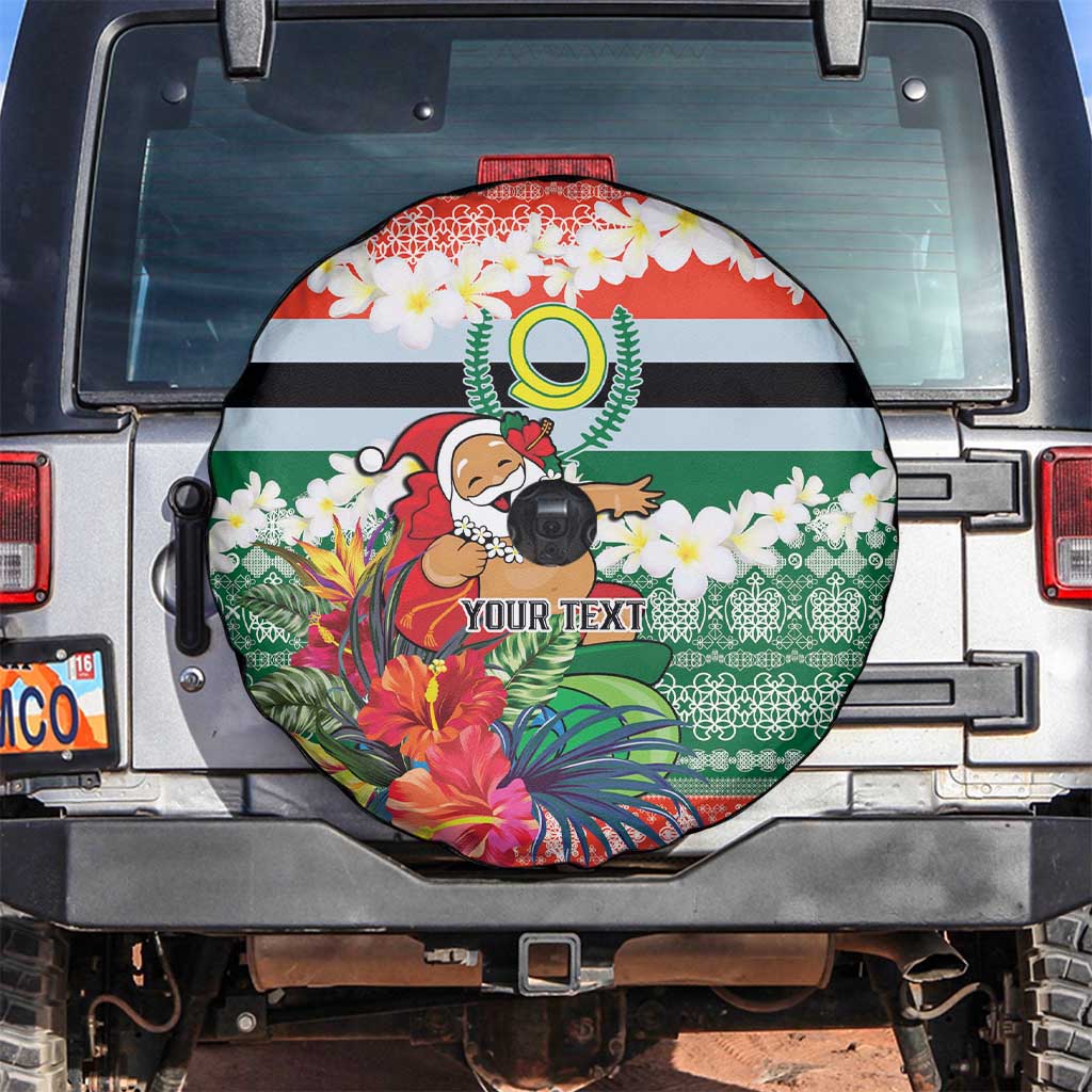 Personalised Penama Joyeux Noel Spare Tire Cover Proud To Be a Ni-Van Sand Drawing Art - Polynesian Pride