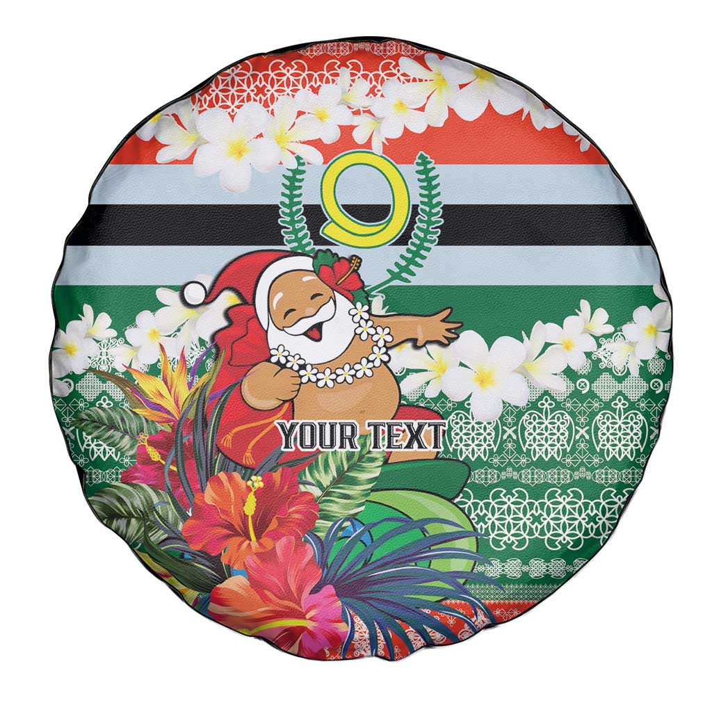 Personalised Penama Joyeux Noel Spare Tire Cover Proud To Be a Ni-Van Sand Drawing Art - Polynesian Pride