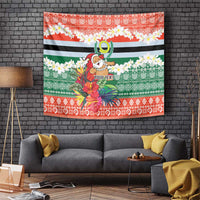 Personalised Penama Joyeux Noel Tapestry Proud To Be a Ni-Van Sand Drawing Art LT9 Red - Polynesian Pride