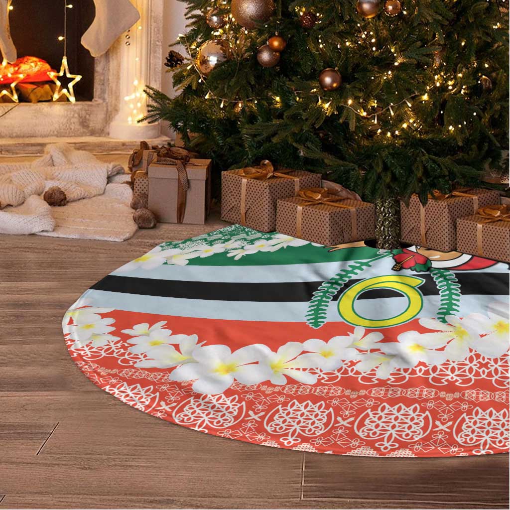 Penama Joyeux Noel Tree Skirt Proud To Be a Ni-Van Sand Drawing Art LT9 - Polynesian Pride