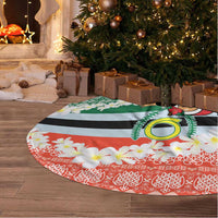 Penama Joyeux Noel Tree Skirt Proud To Be a Ni-Van Sand Drawing Art LT9 - Polynesian Pride
