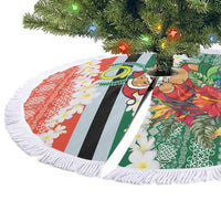 Penama Joyeux Noel Tree Skirt Proud To Be a Ni-Van Sand Drawing Art LT9 - Polynesian Pride