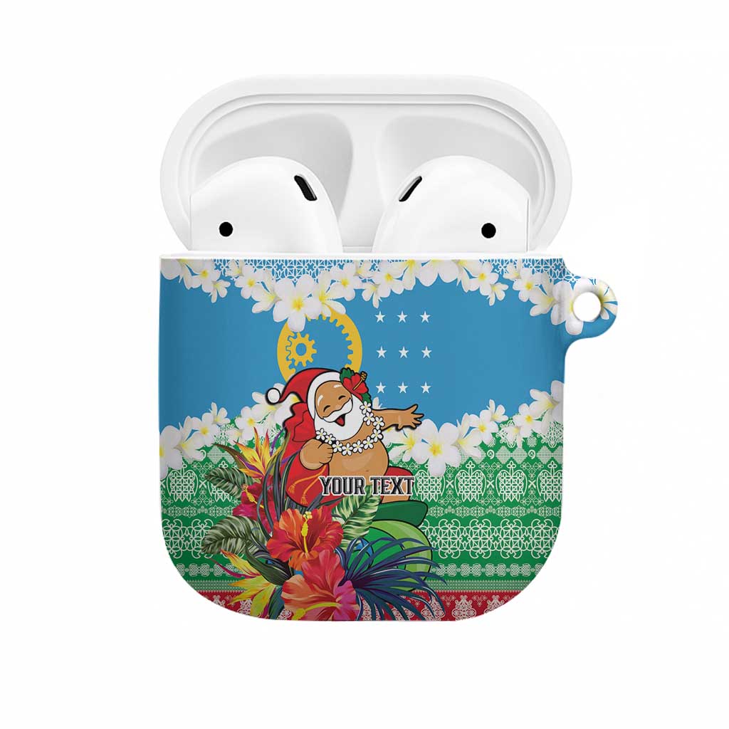 Personalised Sanma Joyeux Noel AirPods Case Proud To Be a Ni-Van Sand Drawing Art - Polynesian Pride