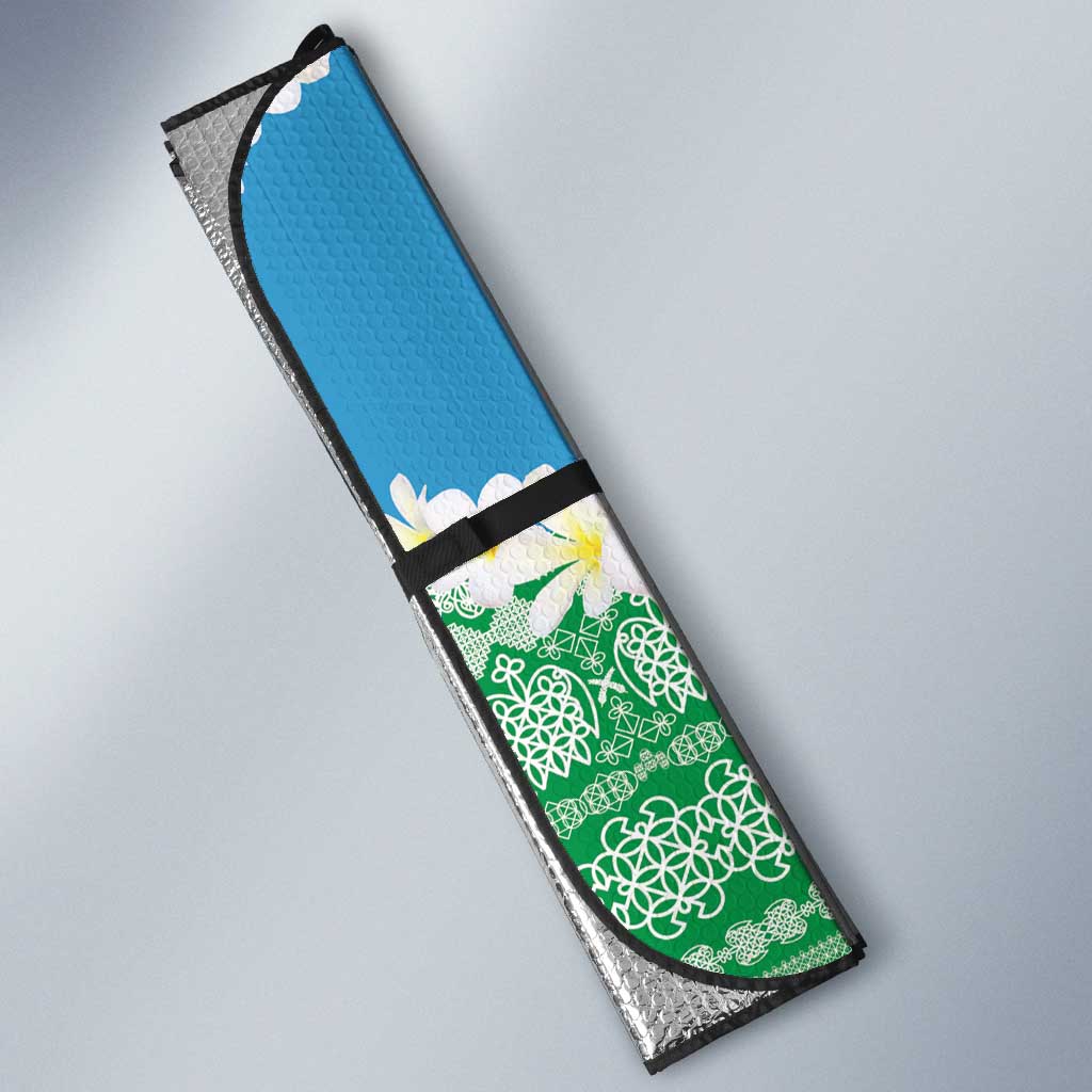 Personalised Sanma Joyeux Noel Auto Sun Shade Proud To Be a Ni-Van Sand Drawing Art LT9 - Polynesian Pride