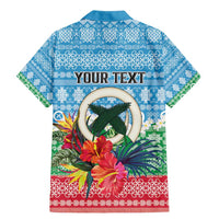 Personalised Sanma Joyeux Noel Family Matching Mermaid Dress and Hawaiian Shirt Proud To Be a Ni-Van Sand Drawing Art - Polynesian Pride