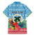 Personalised Sanma Joyeux Noel Family Matching Mermaid Dress and Hawaiian Shirt Proud To Be a Ni-Van Sand Drawing Art - Polynesian Pride