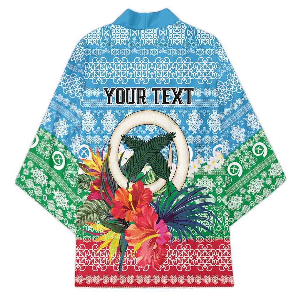 Personalised Sanma Joyeux Noel Kimono Proud To Be a Ni-Van Sand Drawing Art - Polynesian Pride