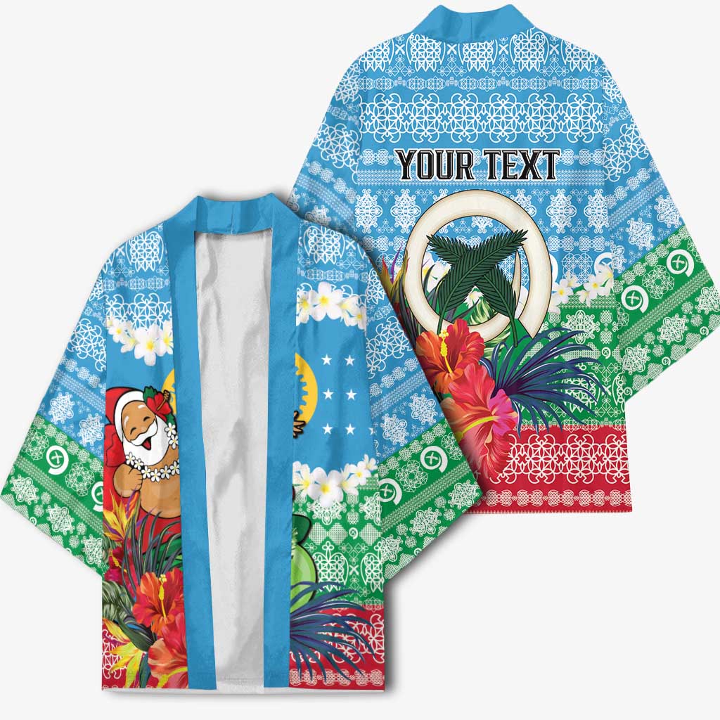 Personalised Sanma Joyeux Noel Kimono Proud To Be a Ni-Van Sand Drawing Art - Polynesian Pride