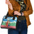 Personalised Sanma Joyeux Noel Shoulder Handbag Proud To Be a Ni-Van Sand Drawing Art - Polynesian Pride