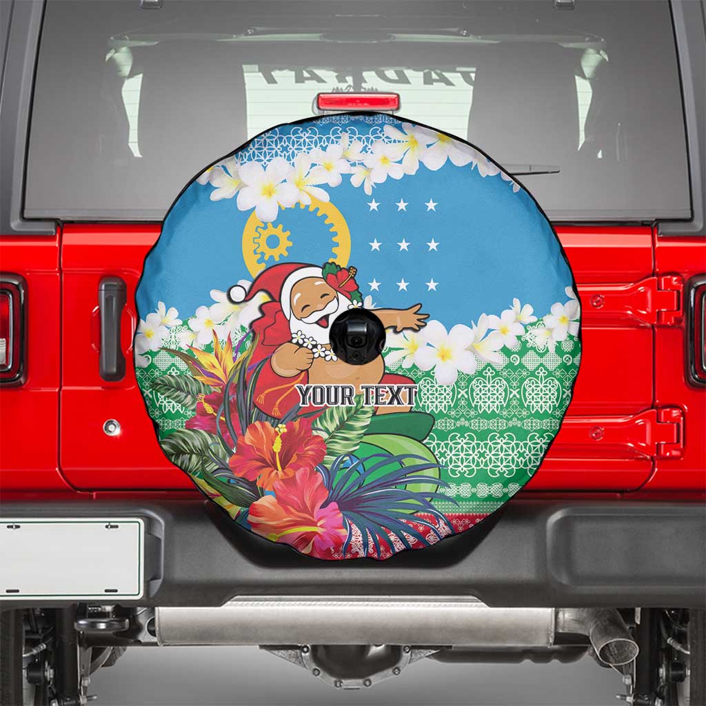 Personalised Sanma Joyeux Noel Spare Tire Cover Proud To Be a Ni-Van Sand Drawing Art - Polynesian Pride