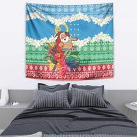 Personalised Sanma Joyeux Noel Tapestry Proud To Be a Ni-Van Sand Drawing Art LT9 - Polynesian Pride