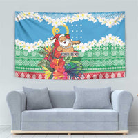 Personalised Sanma Joyeux Noel Tapestry Proud To Be a Ni-Van Sand Drawing Art LT9 - Polynesian Pride