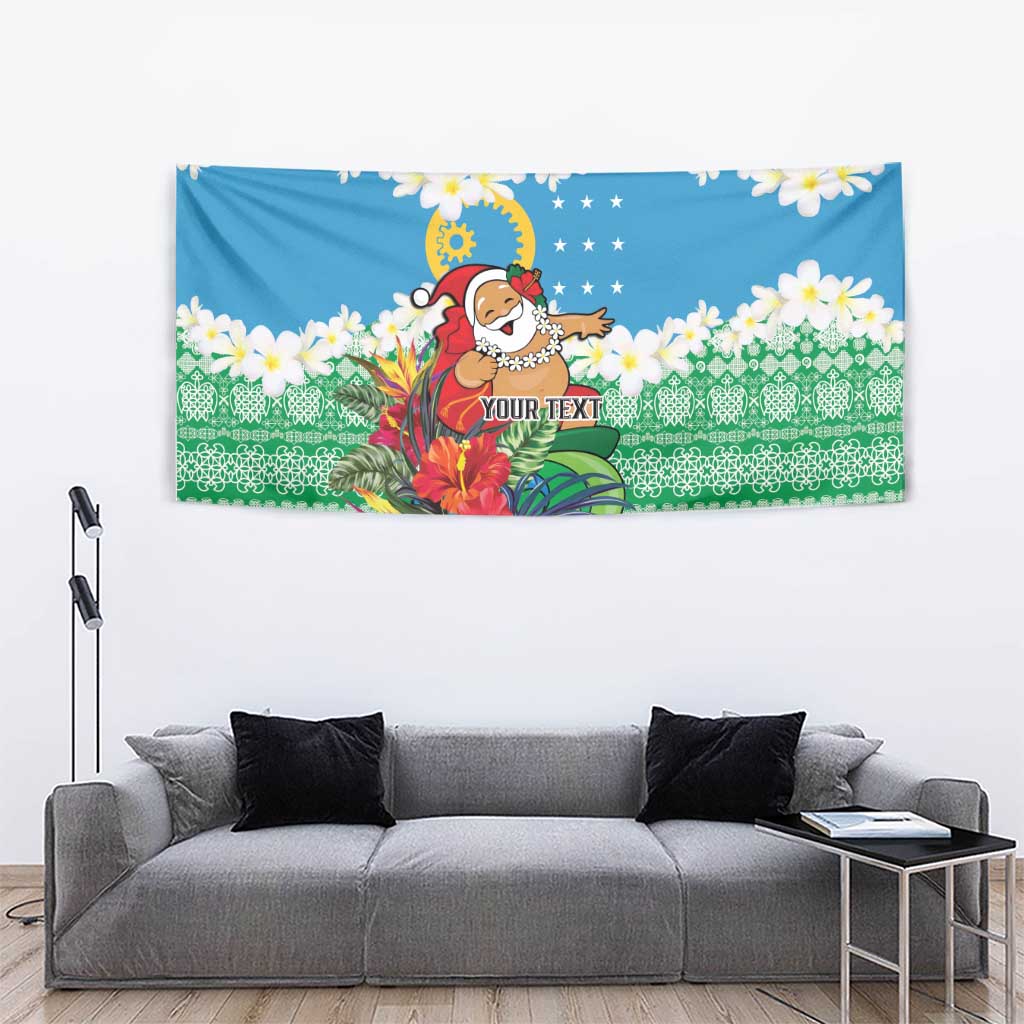 Personalised Sanma Joyeux Noel Tapestry Proud To Be a Ni-Van Sand Drawing Art LT9 - Polynesian Pride