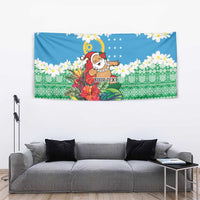 Personalised Sanma Joyeux Noel Tapestry Proud To Be a Ni-Van Sand Drawing Art LT9 - Polynesian Pride