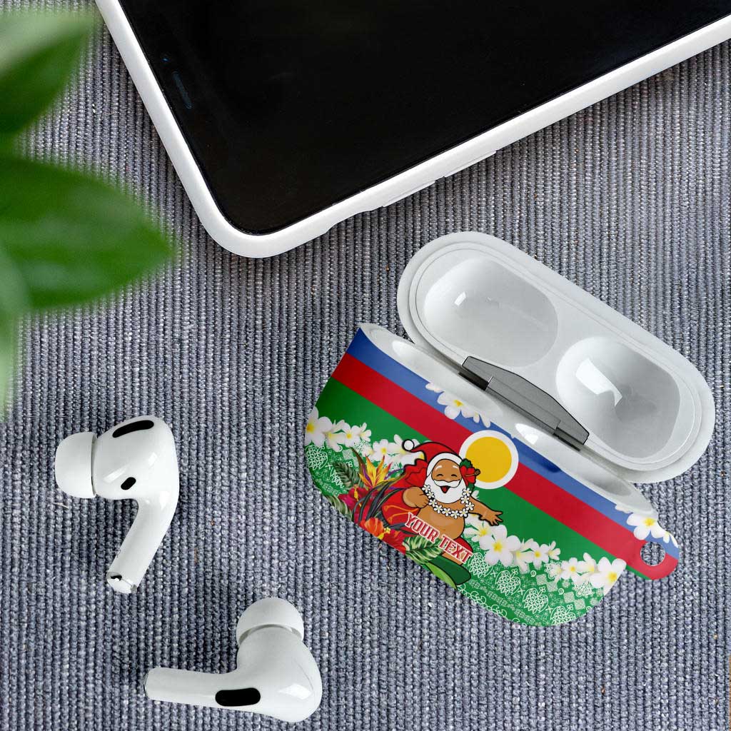 Personalised Shefa Joyeux Noel AirPods Case Proud To Be a Ni-Van Sand Drawing Art - Polynesian Pride