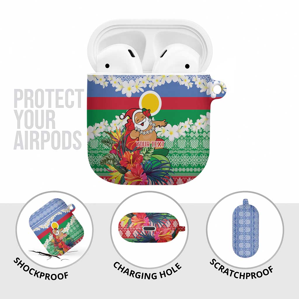 Personalised Shefa Joyeux Noel AirPods Case Proud To Be a Ni-Van Sand Drawing Art - Polynesian Pride