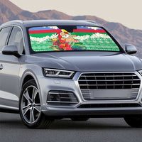 Personalised Shefa Joyeux Noel Auto Sun Shade Proud To Be a Ni-Van Sand Drawing Art LT9 - Polynesian Pride