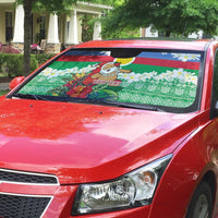 Personalised Shefa Joyeux Noel Auto Sun Shade Proud To Be a Ni-Van Sand Drawing Art LT9 - Polynesian Pride