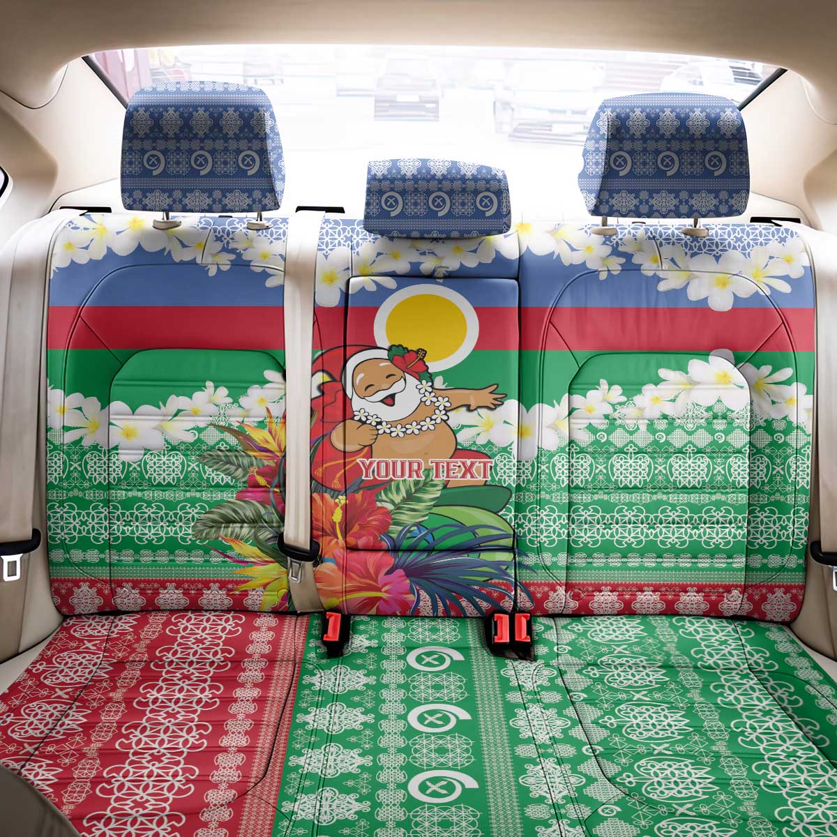 Personalised Shefa Joyeux Noel Back Car Seat Cover Proud To Be a Ni-Van Sand Drawing Art - Polynesian Pride